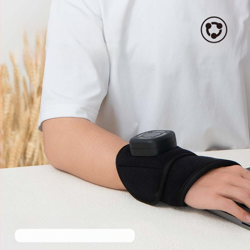 Riešo masažo dirželis su oro spaudimu — belaidis ir nešiojamas, keli režimai, simuliuotas minkymas, keli šildymo lygiai