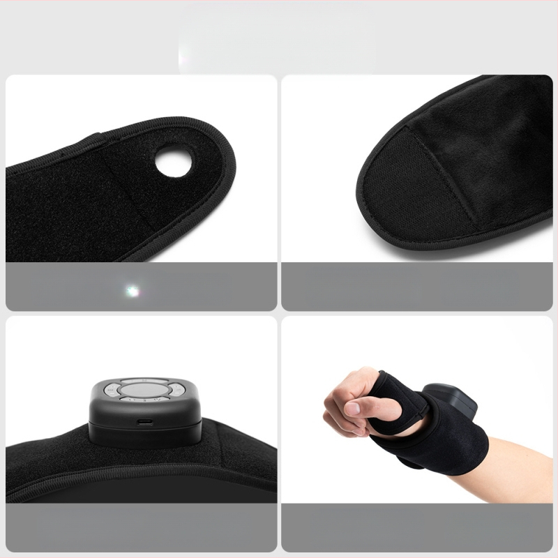 Riešo masažo dirželis su oro spaudimu — belaidis ir nešiojamas, keli režimai, simuliuotas minkymas, keli šildymo lygiai