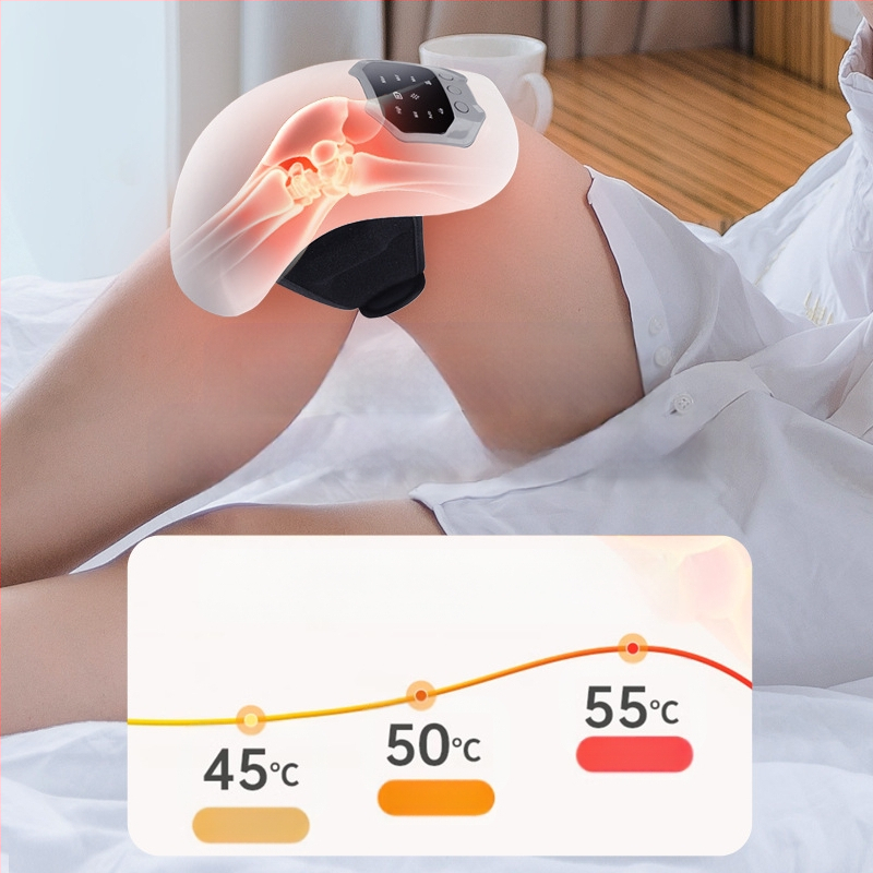 Ceļgalu masieris – bezvadu un pārnēsājams, daudzfunkcionāla terapija ar vairākiem apkures līmeņiem locītavām