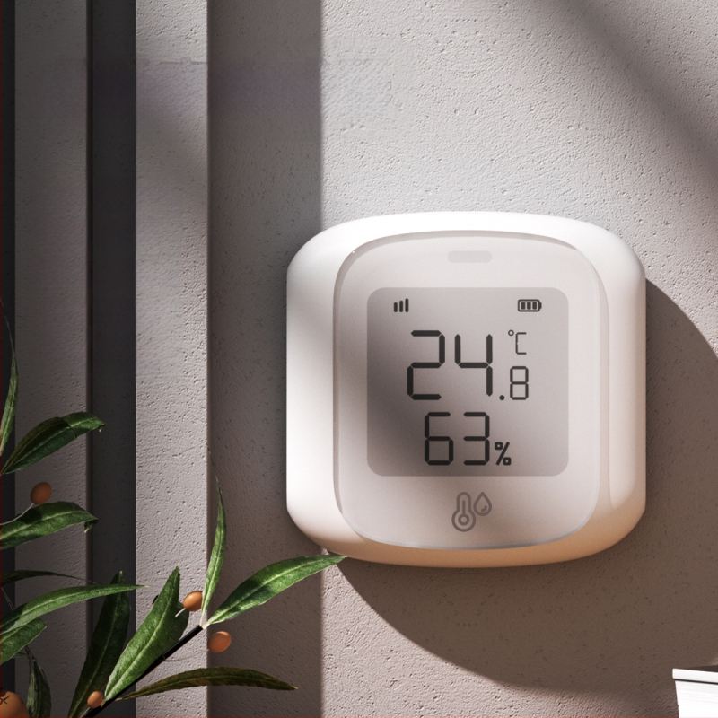 Έξυπνος Αισθητήρας Θερμοκρασίας και Υγρασίας με Zigbee 3.0, Οθόνη Εμφάνισης, Εσωτερική Χρήση, Μοντέλο Lktmzl02