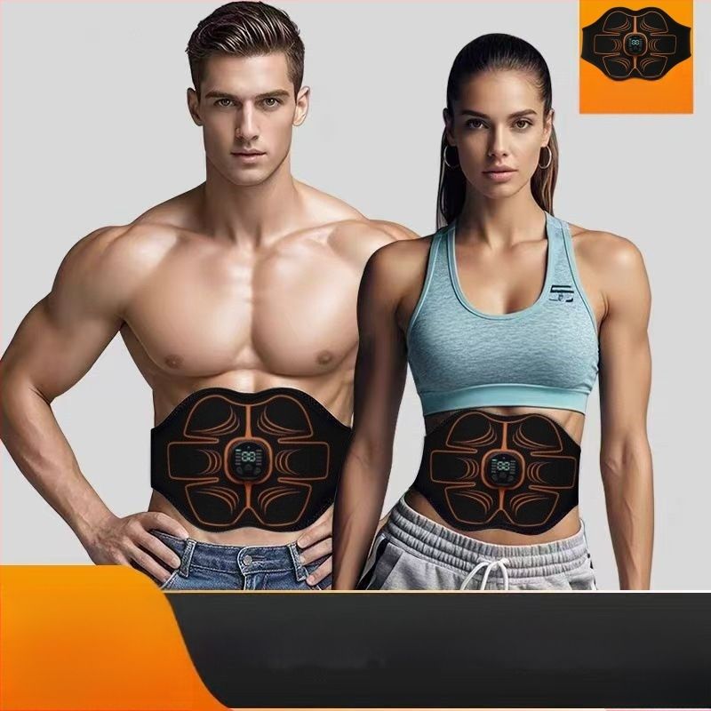 Ζώνη EMS διαμόρφωσης με μικρορεύμα – 5–7 κεφάλια μασάζ, 3η ταχύτητα, επαναφορτιζόμενη, μασάζ με δόνηση και ατμοσφαιρική πίεση, μηχανικό έλεγχο – οικιακή συσκευή εκγύμνασης της κοιλιάς