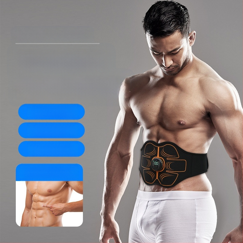 Ζώνη EMS διαμόρφωσης με μικρορεύμα – 5–7 κεφάλια μασάζ, 3η ταχύτητα, επαναφορτιζόμενη, μασάζ με δόνηση και ατμοσφαιρική πίεση, μηχανικό έλεγχο – οικιακή συσκευή εκγύμνασης της κοιλιάς