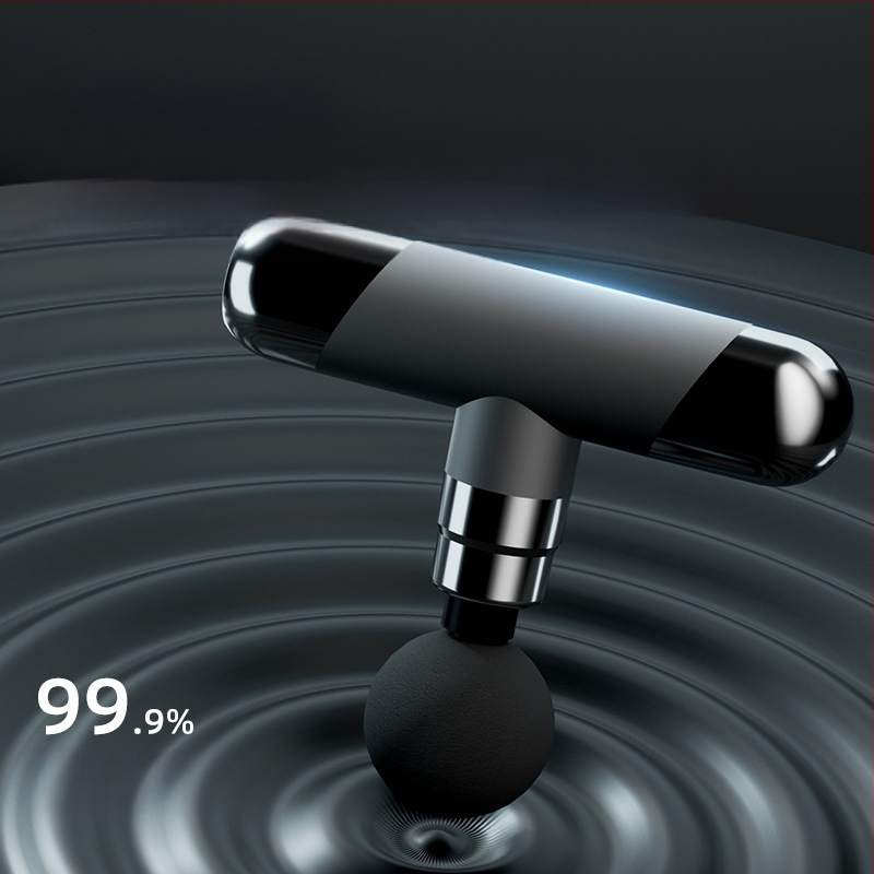 Fascia Gun masažo įrenginys – Viengubas galvos fascijos masažuoklis su vibracija, ABS korpusas, USB įkrovimas, skirtas kaklui, juosmeniui, klubams, pečiams ir rankoms