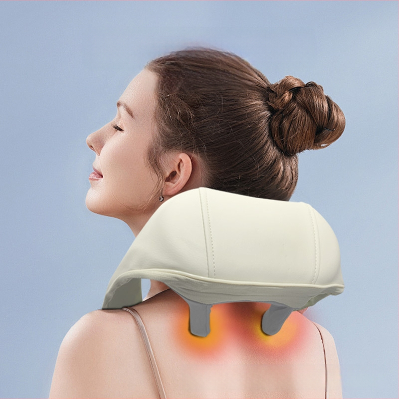 Pečių ir trapecijos masažuoklis su karštu kompresas ir minkymu, 6 galvos, modelis 8620, Qingyang, infraraudonųjų spindulių fizioterapija