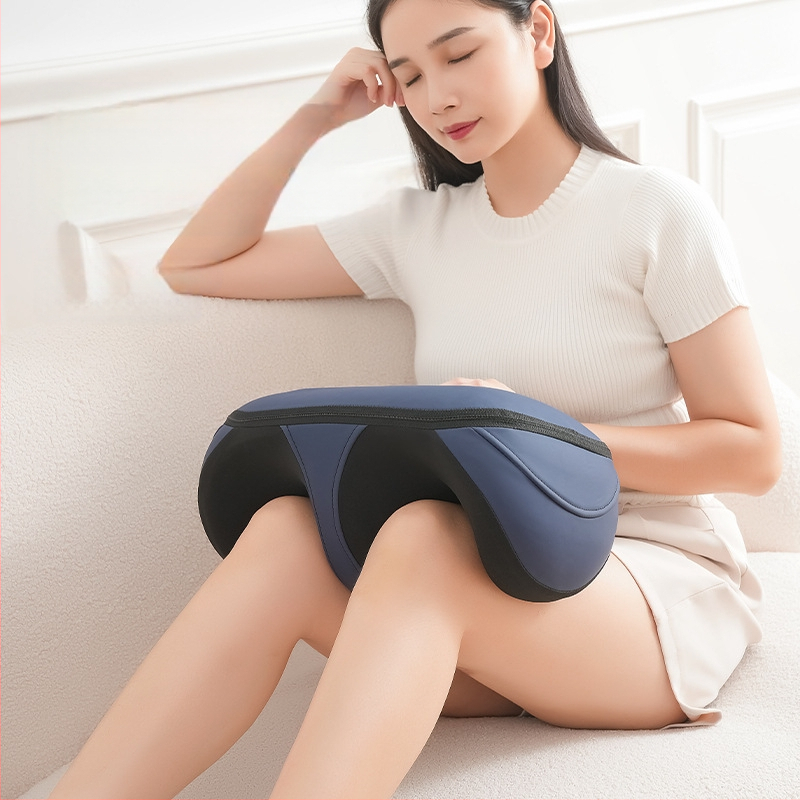 Masaj pentru picioare cu design semiînfășurat: frământare și compresie caldă, funcție de temporizare, control prin buton