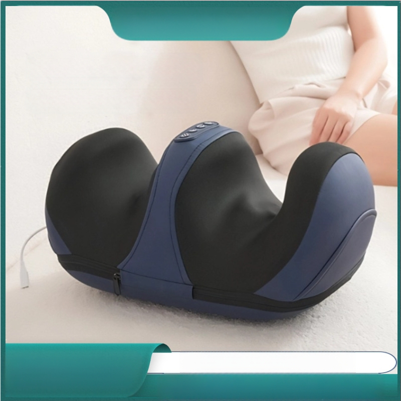 Masajor pentru picioare, design semiacoperit, funcționare automată, încălzire, masaj frământător, temporizator, baterie 2000mAh