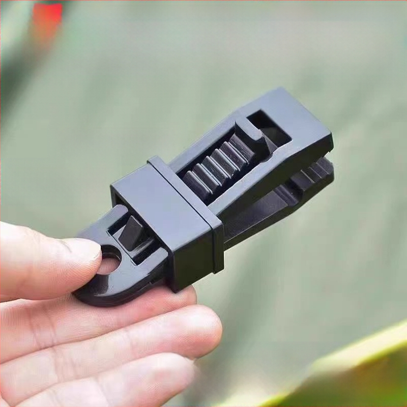 Daudzfunkcionāls auklu spraudnis teltīm un nojumes – vēju izturīgs fiksējošais klips, PP plastmasa