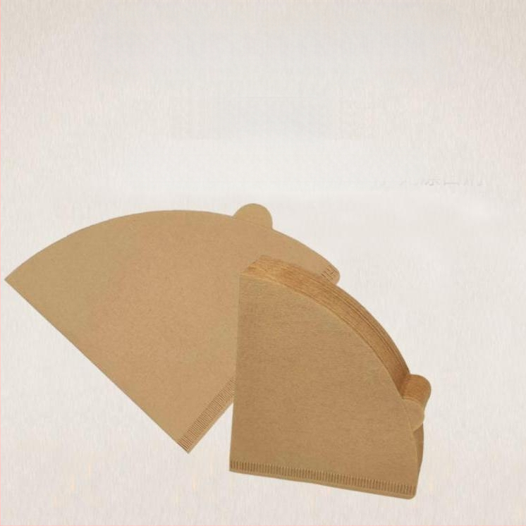 Kavos filtravimo popierius – fanos formos koninis V60, virgin wood pulp, vienkartinis paketas, Blue River