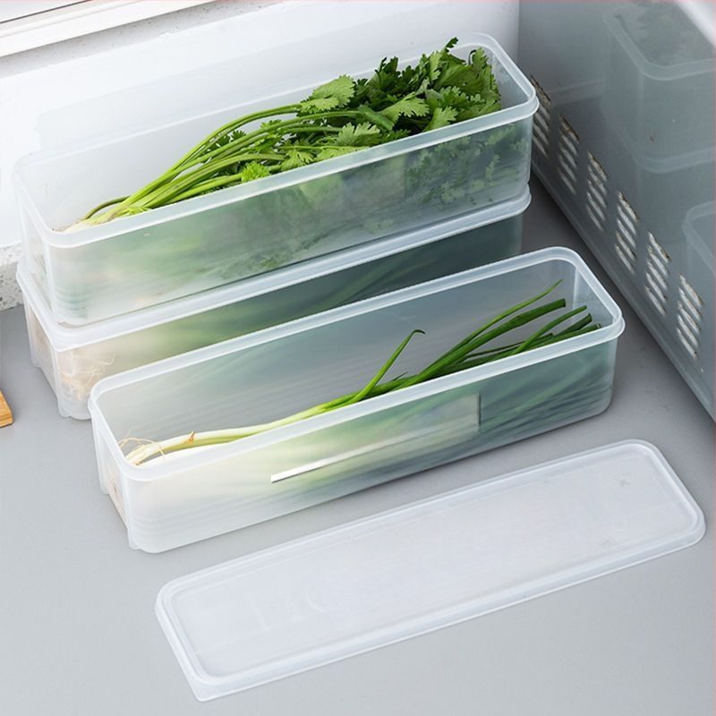 Šaldytuvo laikymo dėžutė kalendrai ir žaliesiems svogūnams — šiaurietiškas stilius, sidabro spalvos metalas, neįprasta forma