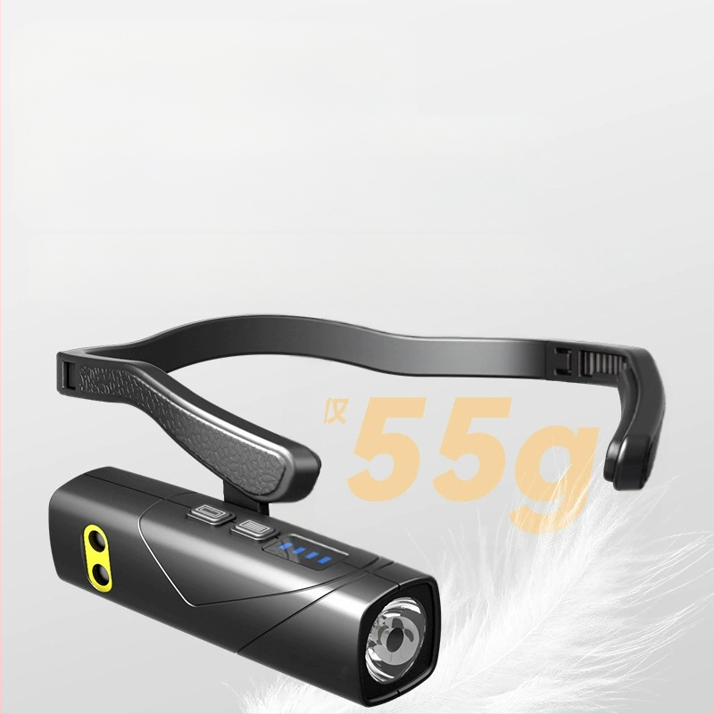 Naktinė žvejyba ir lauko galvos žibintas – galinga šviesa, ilga veikimo trukmė, 10W LED, įdiegta polimerinė Ličio baterija, USB įkrovimas, veikimo spindulys 50–100 m