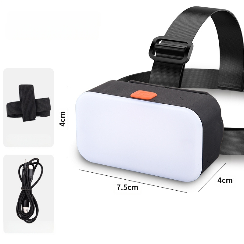 LED galvos žibintas su USB įkrovimu lauko naudojimui – atsparus vandeniui, šviesos spindulio nuotolis 100 m, veikimo laikas 3 valandos