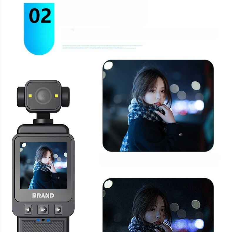 Nešiojamas teisėsaugos įrašo įrenginys su HD lauko belaidė Wi‑Fi kamera ir nugaros klipo dizainu