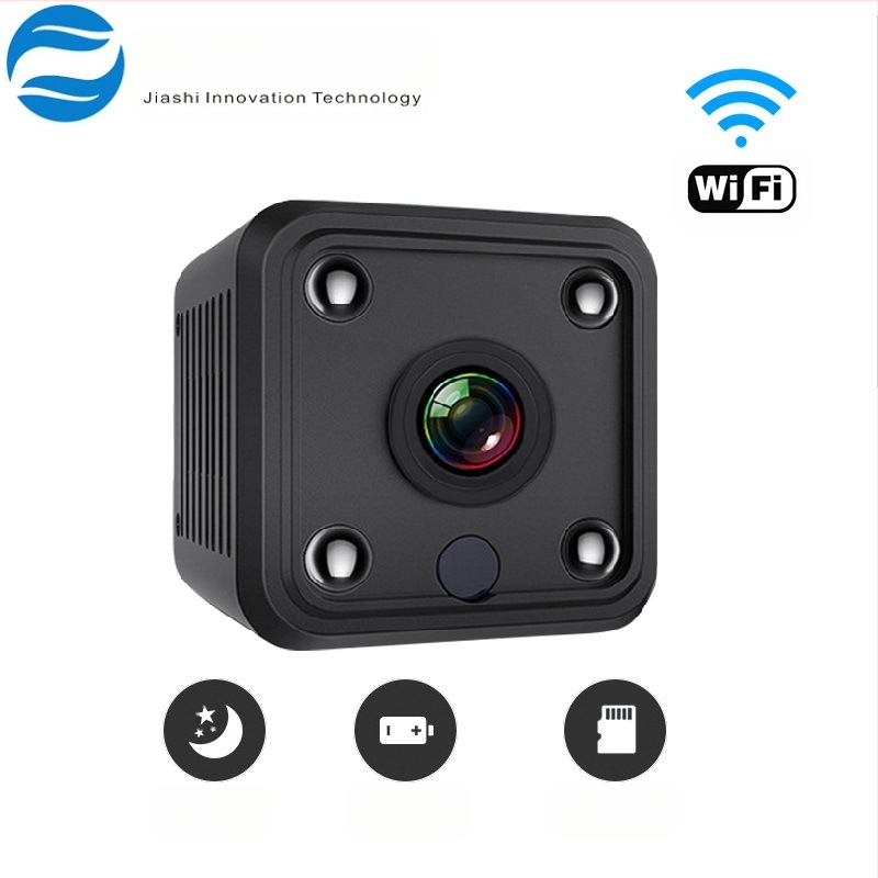 X6 Belaidinė HD mini apsaugos kamera su infraraudonųjų naktiniu matymu, Wi‑Fi, 1080P, saugojimas programėlėje ir TF kortelėje, 60 min. veikimo laikas