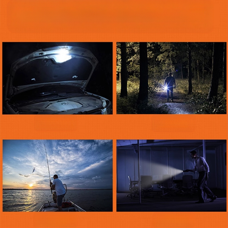 Rankinis prožektorius lauko naudojimui, daugiafunkcinis su ilgu nuotoliu apšvietimu ir šoniniu lazerio šviesos šaltiniu