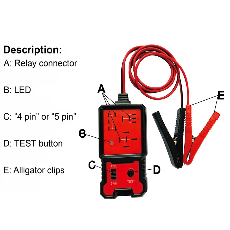 Shuaiyue BJ-707 тестер за автомобилни релета за механичен, автомобилен и домашен ремонт