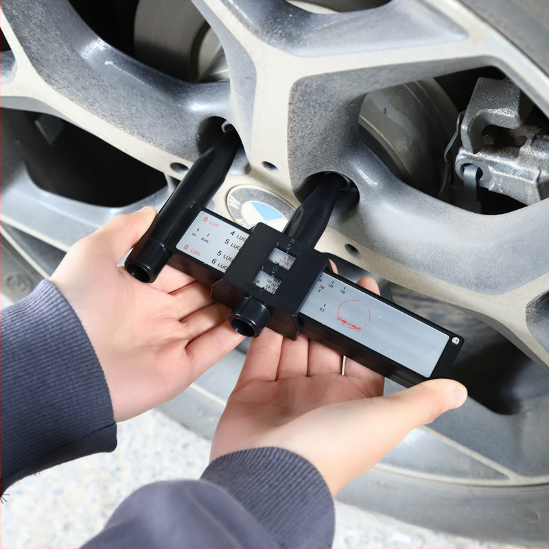 PCD mērlēšanas kalibrators un hub lineārs 8 caurumu patronam — attālums starp caurumiem uz naba mērīšanas līdzeklis