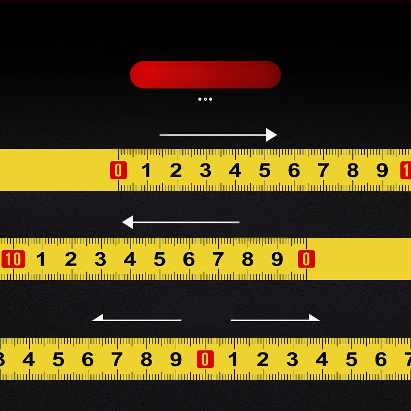 Lipni matavimo juosta su metaline skale — Superior