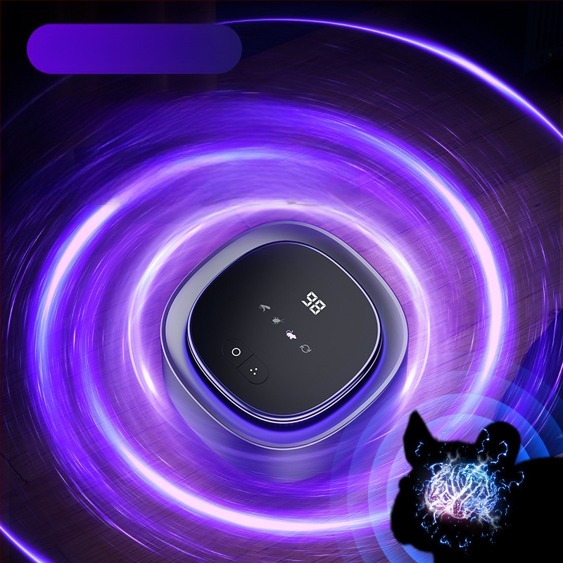 R1 Ултразвуков репелент за мишки, комари и хлебарки, квадратен дизайн, 5V, 5W, поддръжка за зареждане