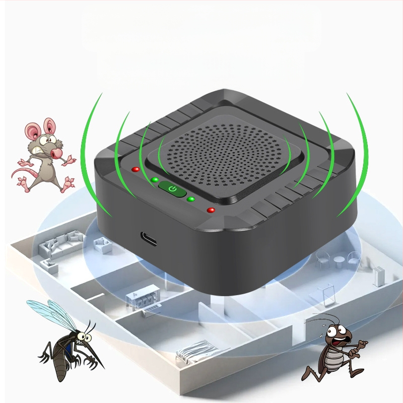 Automatinis ultragarso atbaidiklis graužikams ir paukščiams, namų naudojimui, modelis 826A, 5V, 4-24 kHz, 5W
