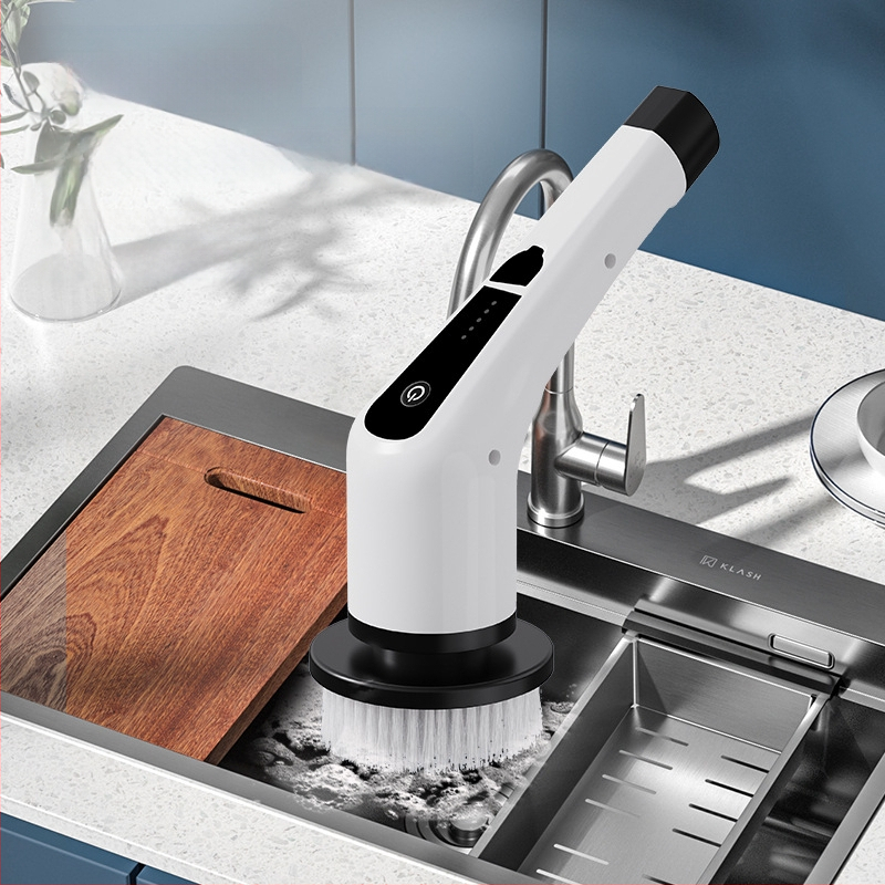 Elektriskā daudzfunkcionālā tīrīšanas birste, grīdas birste, USB uzlāde, mehāniska darbība, modelis 906, darbības laiks mazāk kā 2 stundas