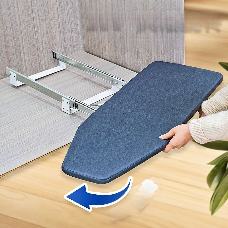 Vicky`s Choice Medinė Sulankstoma Lyginimo Lenta su Tyliąja Slankiojimo Sistema, Nešiojamas Saugojimas, 180° Pasukimas, Atspari Aukštoms Temperatūroms