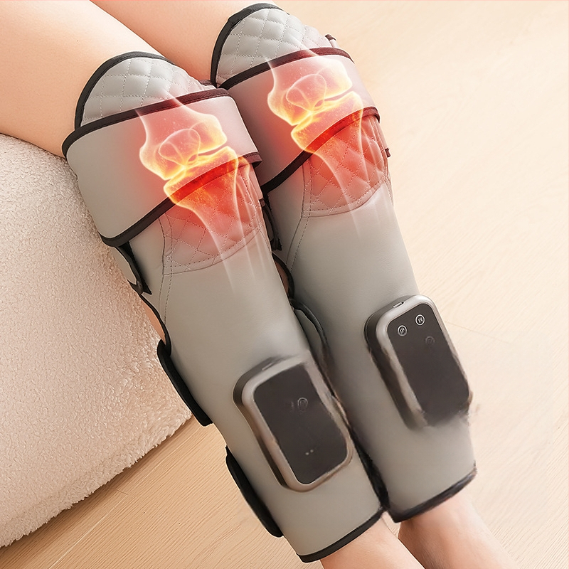 Bandă pentru genunchi 2-în-1 cu încălzire electrică și masaj cu aer, CM3012, 1,7 kg, 3 viteze