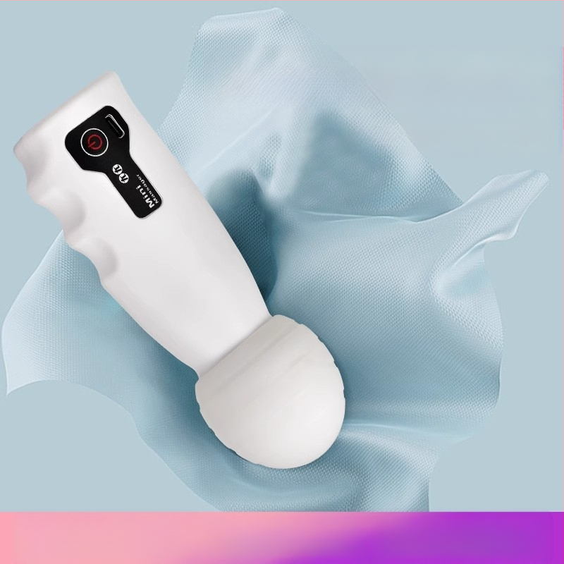 Moters fascia massager su įkraunama baterija – nešiojamas mini kaklo masažuoklis, šepetėlinis variklis, 4-oji pavara, 1 antgalis, įmontuota 500–800 mAh baterija, veikimo laikas 0–1 val.