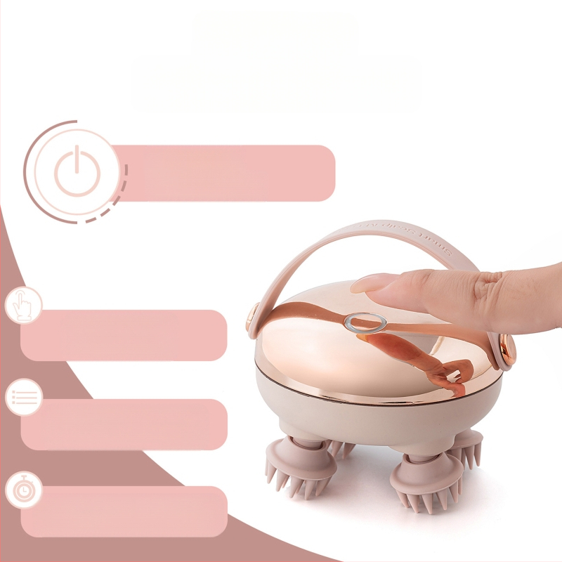 Galvos masažavimo įrenginys su minkymo masažu, įkraunamas, mygtukų valdymas, GX-610