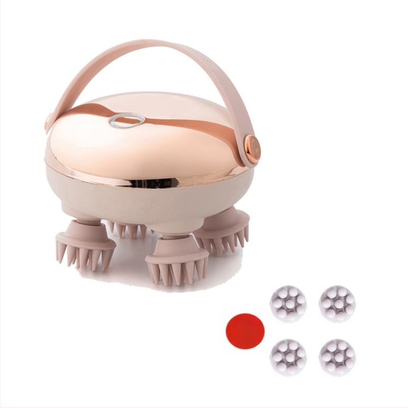 Galvos masažavimo įrenginys su minkymo masažu, įkraunamas, mygtukų valdymas, GX-610