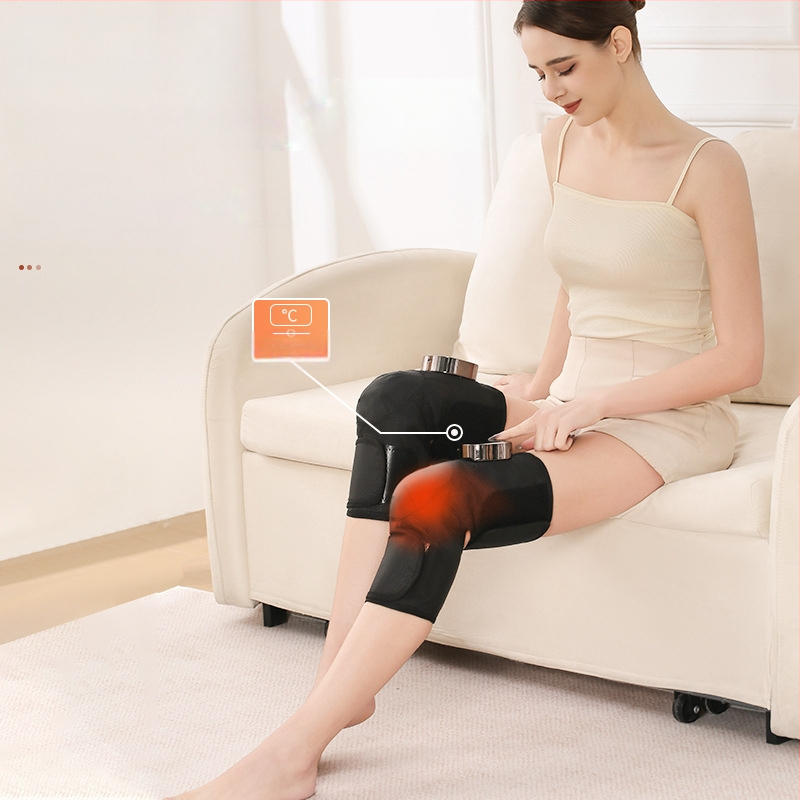 Elektrinė kelio pagalvėlė su karšto kompresijos masažu, savaime šyla, 40–60°C, 5W, 7.4V, belaidis valdymas, 3 šilumos lygiai