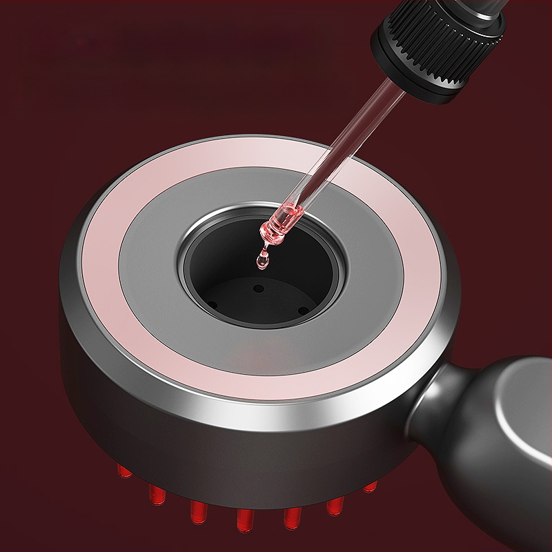 Galvas masāžas ķemme ar USB barošanu, 3 ātrumi vibrācijas, modelis KX-330