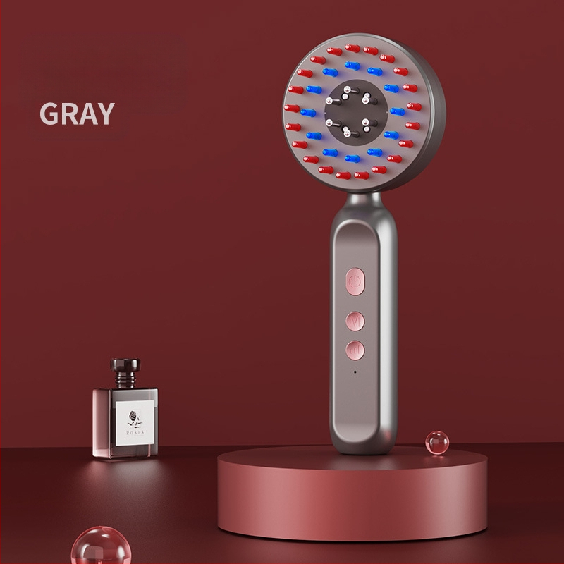 Galvas masāžas ķemme ar USB barošanu, 3 ātrumi vibrācijas, modelis KX-330