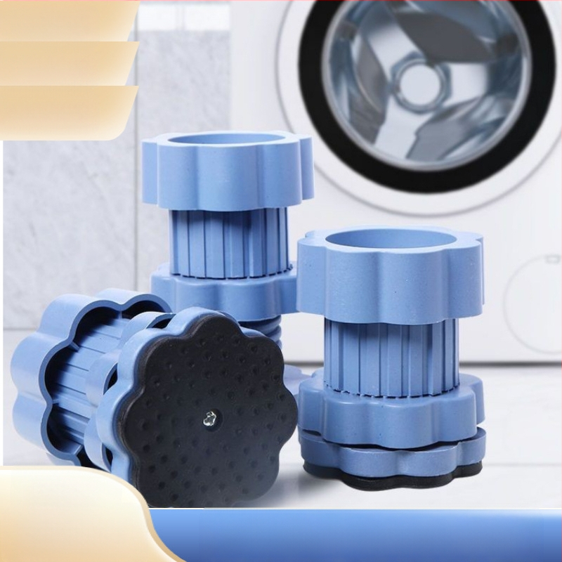 Picioare reglabil pentru mașina de spălat, antiderapante, mobile, din plastic, bază cu două straturi, pentru mașini de spălat și dulapuri frigorifice