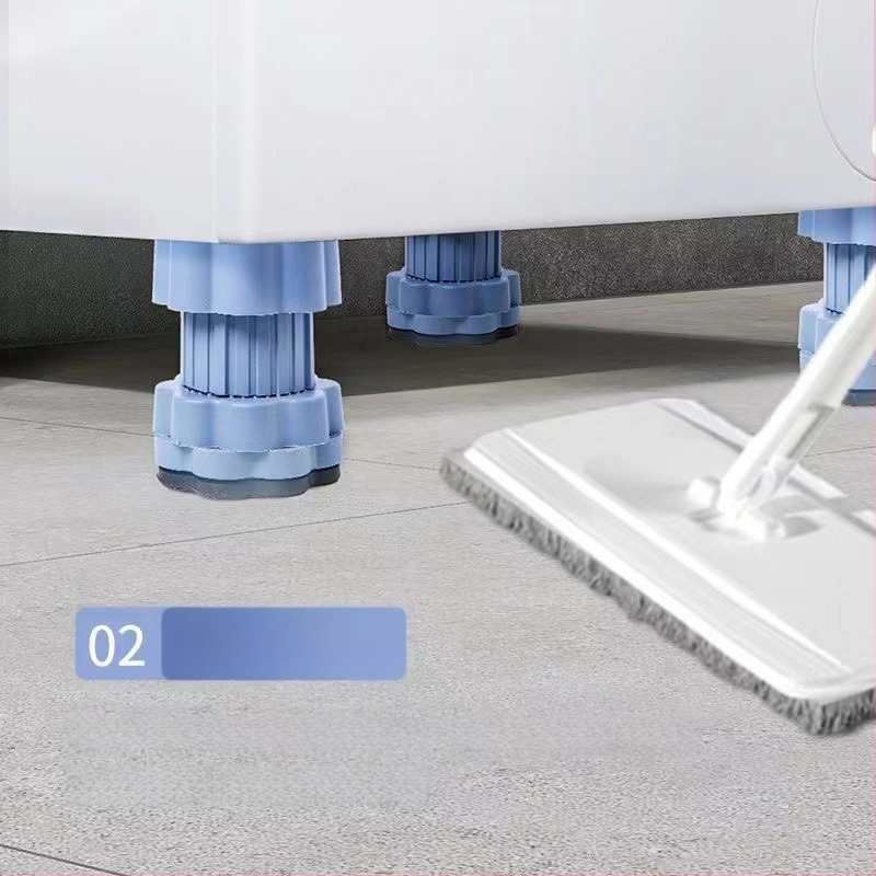 Picioare reglabil pentru mașina de spălat, antiderapante, mobile, din plastic, bază cu două straturi, pentru mașini de spălat și dulapuri frigorifice