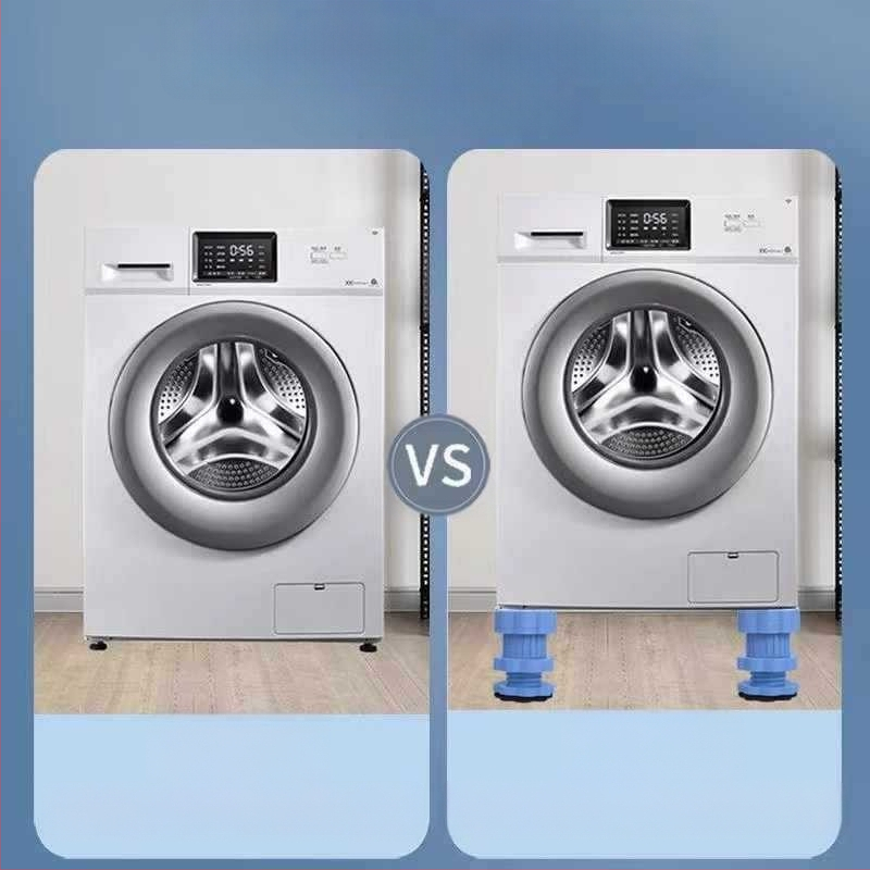 Picioare reglabil pentru mașina de spălat, antiderapante, mobile, din plastic, bază cu două straturi, pentru mașini de spălat și dulapuri frigorifice