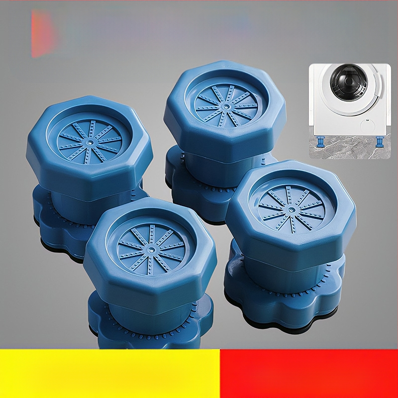 Picioare reglabil pentru mașina de spălat, antiderapante, mobile, din plastic, bază cu două straturi, pentru mașini de spălat și dulapuri frigorifice