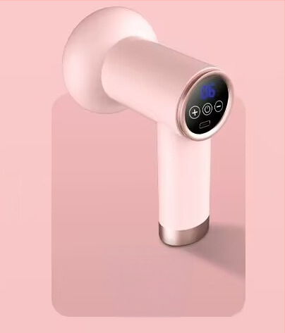 Įkraunamas nešiojamas masažuoklis su 4 pavaromis ir 4 masažo galvutėmis, skirtas liemeniui, klubams, kojoms ir nugarai