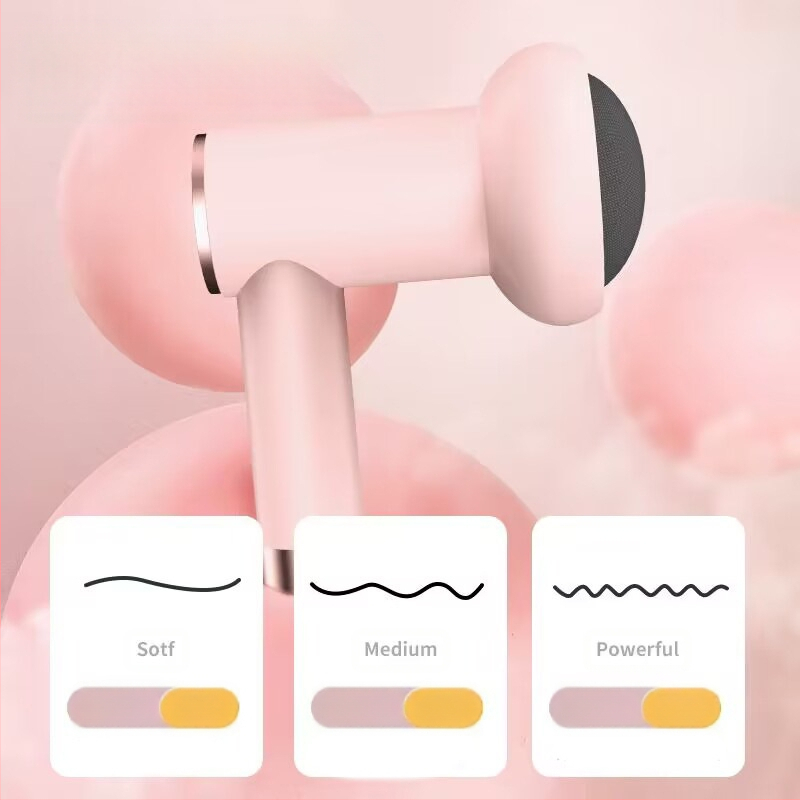 Įkraunamas nešiojamas masažuoklis su 4 pavaromis ir 4 masažo galvutėmis, skirtas liemeniui, klubams, kojoms ir nugarai