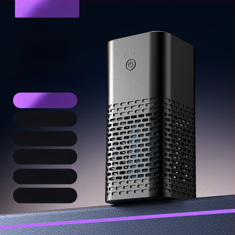 Automobilio vidaus oro valytuvas su aromaterapija – modelis AP-1288, 2W, USB maitinimas, 5V