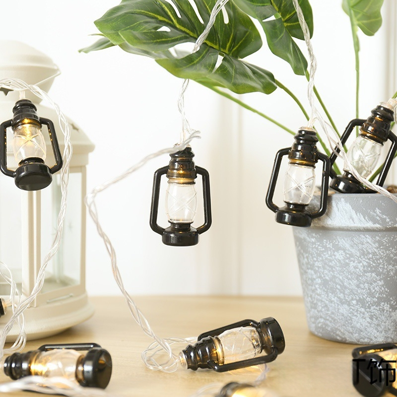 LED низ за външно осветление – ретро фенер стил, Nichia LED, 20 диода, 4.5V, с reguliruema яркост, батерия, модел GY-MA007