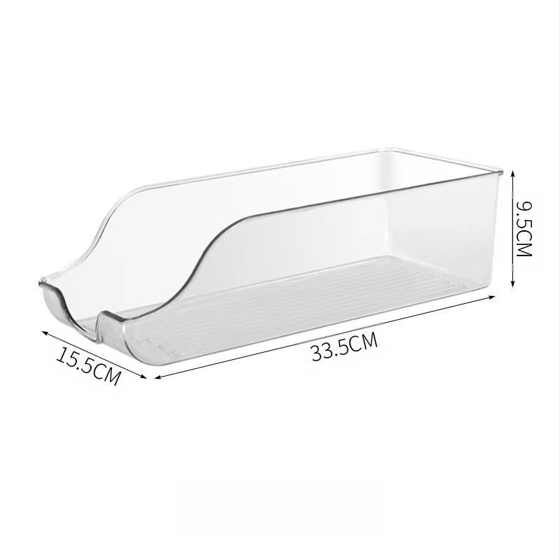 Кутия за съхранение в хладилник, прозрачен PET, 60 бр., OPP пакет, преносим кухненски органайзер