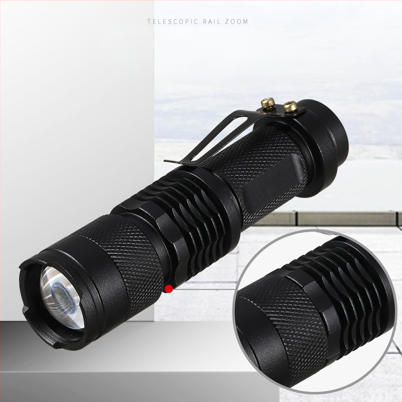 UV baterka 365 nm, telo z hliníkovej zliatiny, LED 5W, nabíjanie