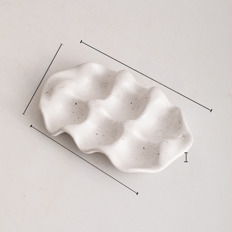 Керамична поставка за яйца за хладилник, модерен дизайн, съхранение