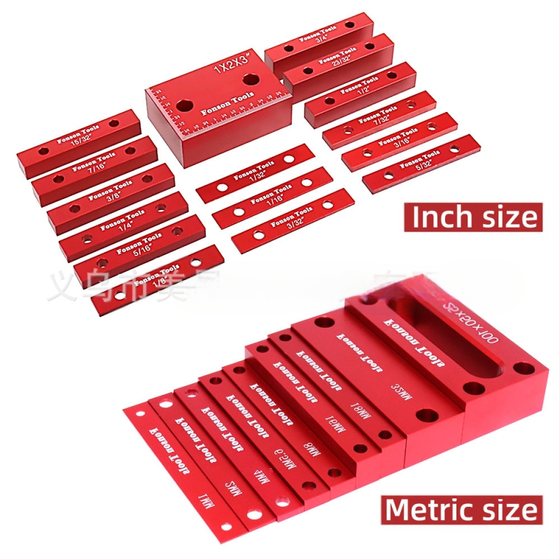 Алуминиев комплект височиномер за дървообработване — прецизен монтажен пръчков измервател за планери и циркулярни маси