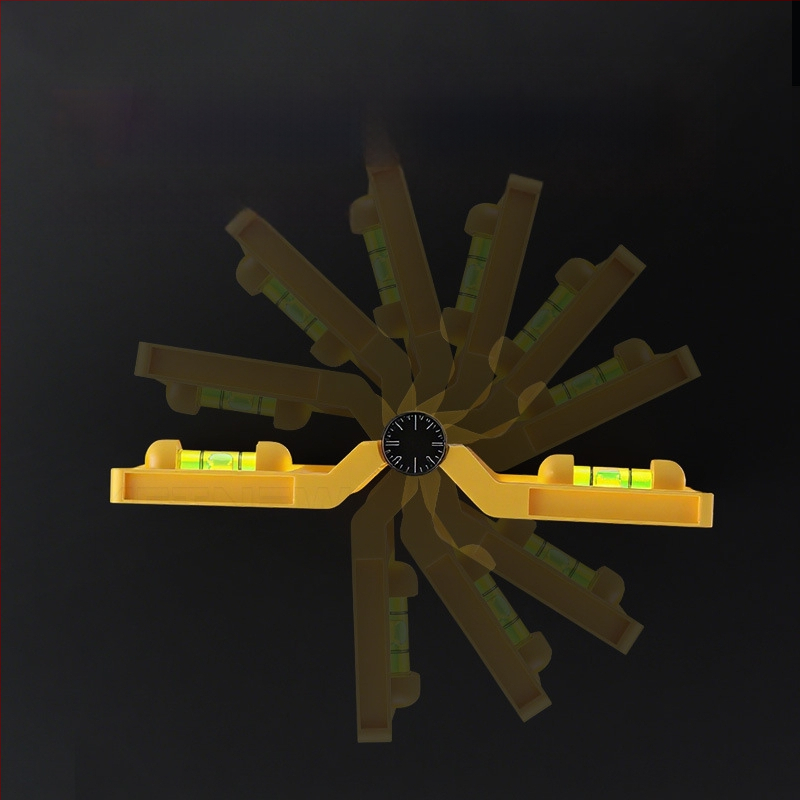 Многофункционален нивелир за колони, сгъваем вертикален прът и парапет, прецизен монтажен инструмент от стоманена конструкция (Level gauge)