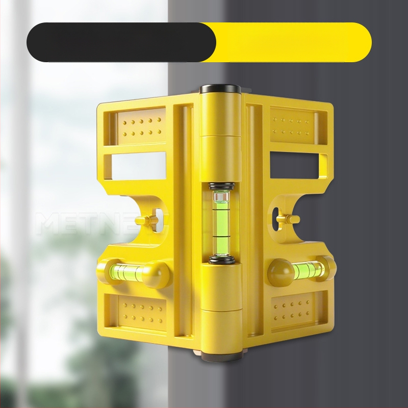 Многофункционален нивелир за колони, сгъваем вертикален прът и парапет, прецизен монтажен инструмент от стоманена конструкция (Level gauge)