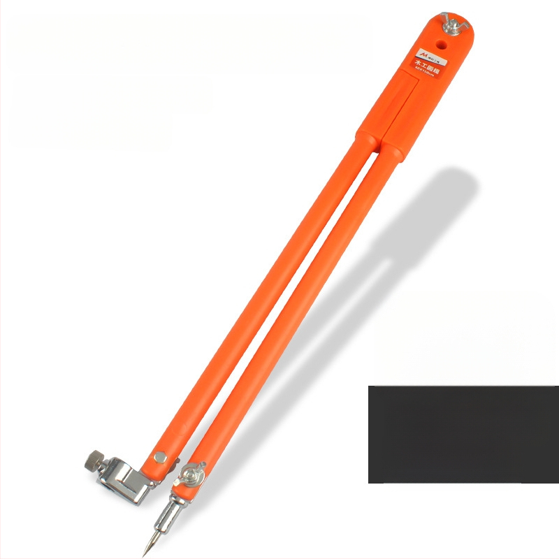 Дърводелски компас и маркиращ измервател; неръждаема стомана; за прецизно маркиране и чертане; тип: калибър