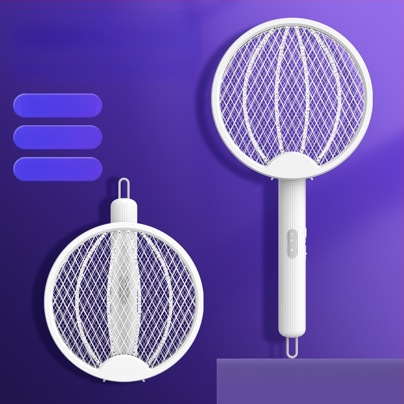 Elektriskais komāru atvairītājs - salokāms 4-1, uzlādējams, LED apgaismojums, iekšējā akumulatora jauda 501–800mAh