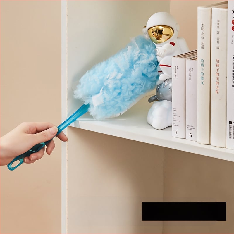 Red Zhe Elektrostatinis dulkių šepetys — plokščia galva, PP + ABS + nepluošto audinys, automobilių tarpų valymui