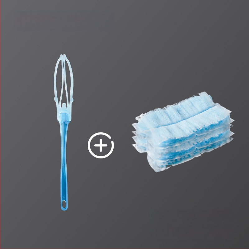 Red Zhe Elektrostatinis dulkių šepetys — plokščia galva, PP + ABS + nepluošto audinys, automobilių tarpų valymui